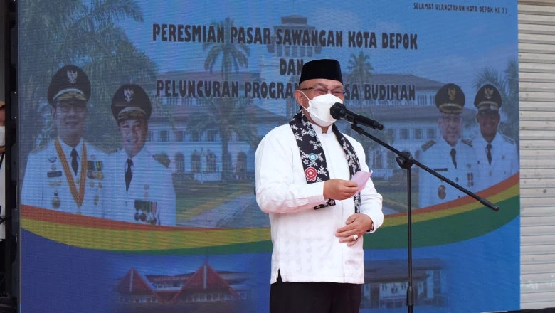 Pasar Sawangan Diresmikan, Wali Kota Ajak Masyarakat Terapkan Budaya Bersih dan Rapi