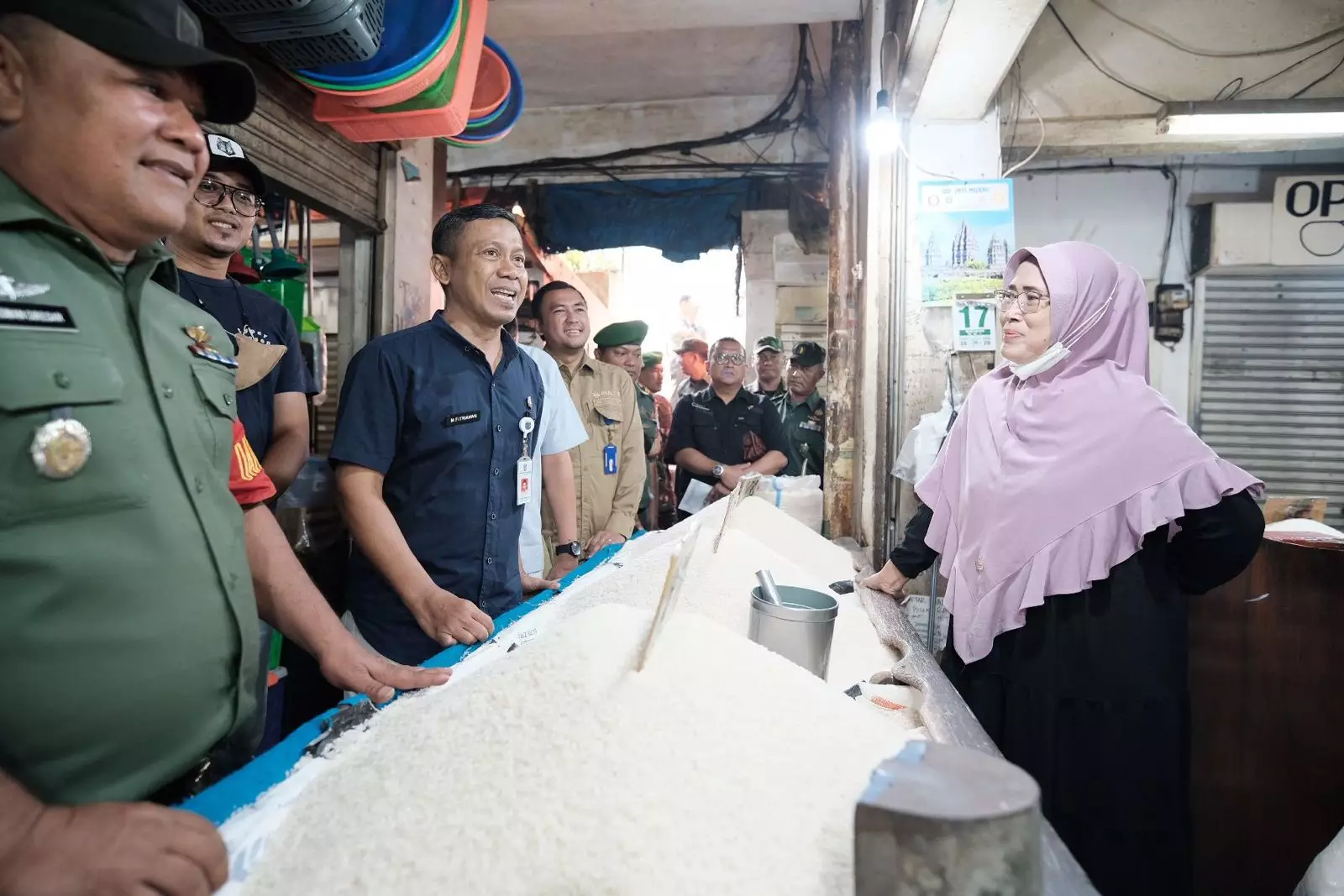 Pastikan Stok Pangan Aman, Satgas Ketahanan Pangan Kota Depok Sidak ke Pasar Agung
