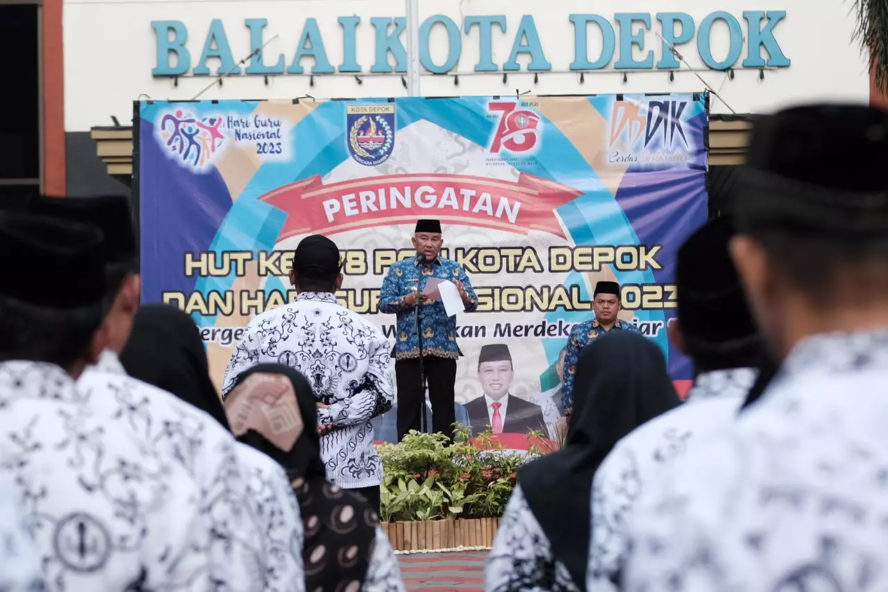 Pemkot Gelar Upacara HGN 2023 dan HUT ke-78 PGRI
