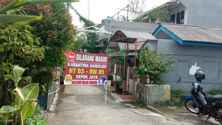Tekan Kasus Covid-19, RT 3 RW 05 Depok Jaya Terapkan Karantina Wilayah