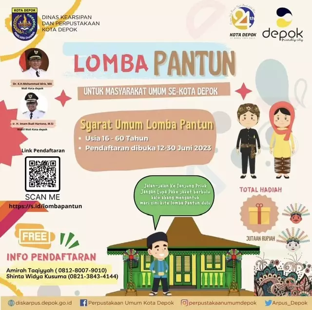 Lestarikan Budaya Lokal, Diskarpus Gelar Lomba Pantun