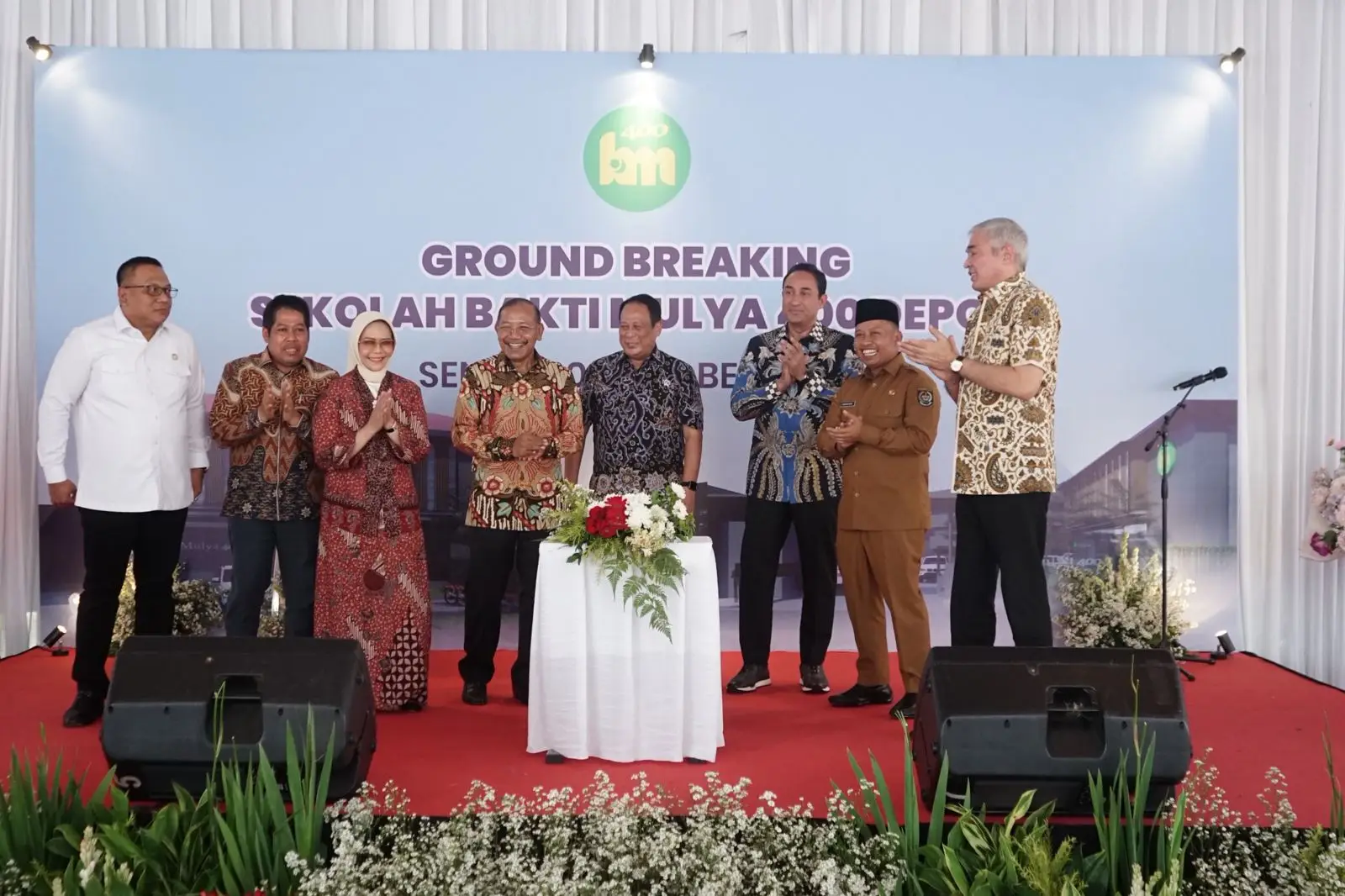 Ground Breaking Sekolah Bakti Mulya 400, Wali Kota Depok: Wadah Pendidikan Berkualitas