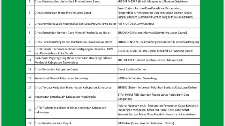 Masuk 23 Besar KIJB 2021, Inovasi SJP Online Dinkes Depok Akan Melaju ke Tahap Selanjutnya