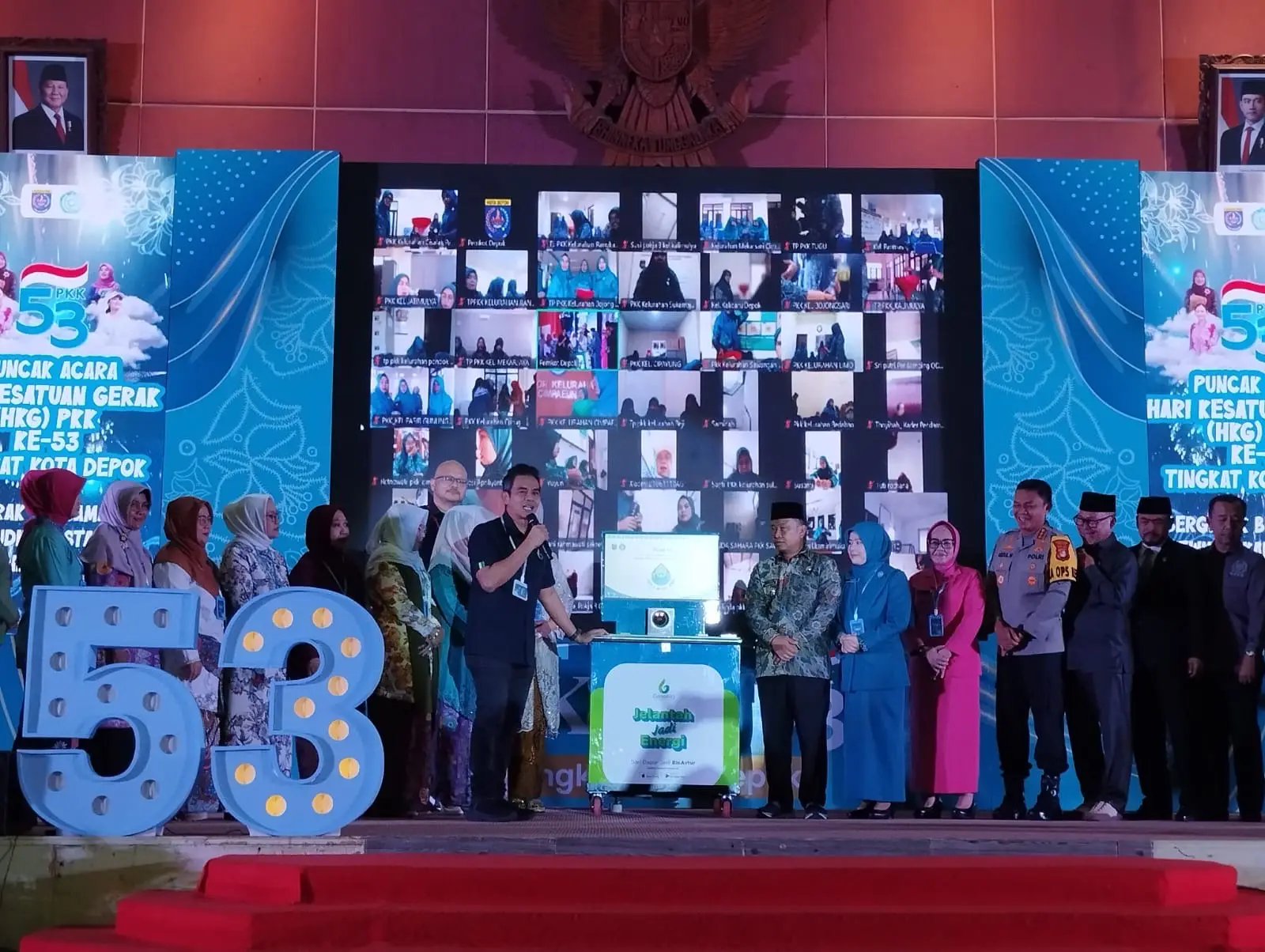 Momen HKG Ke-53, TP-PKK Kota Depok Luncurkan Buku Edukatif dan POM SS