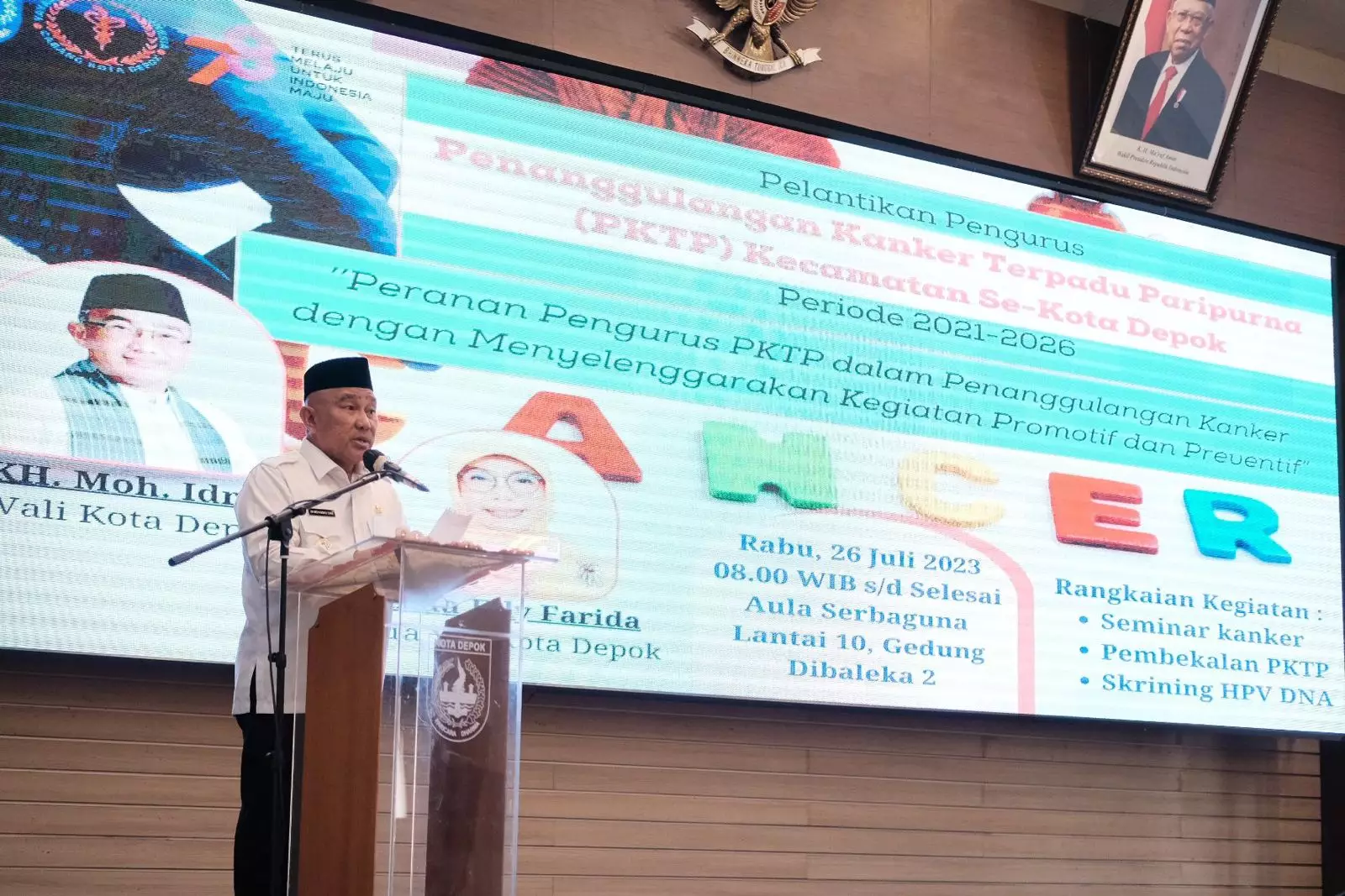 Motivasi Pengurus PKTP, Wali Kota: Tingkatkan Kualitas Hidup Pasien Kanker