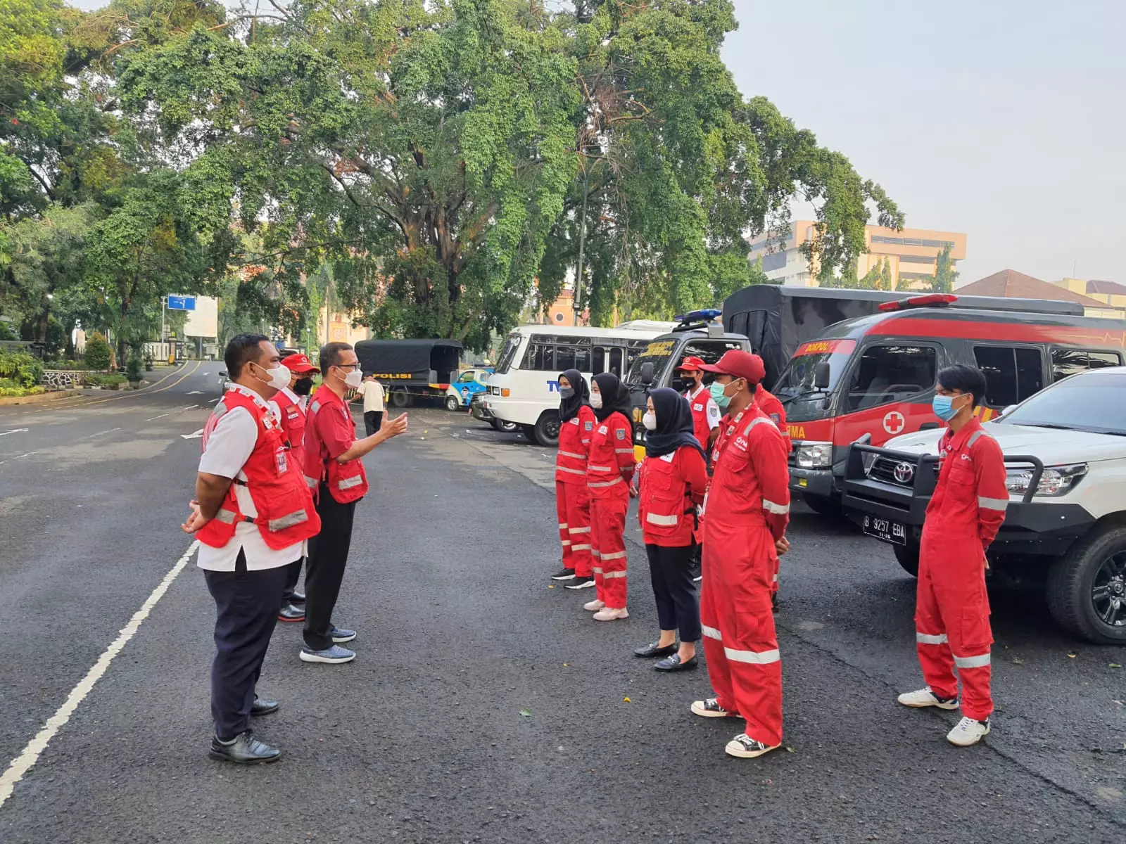 Nataru 2023, Relawan PMI Kota Depok Siaga 24 Jam