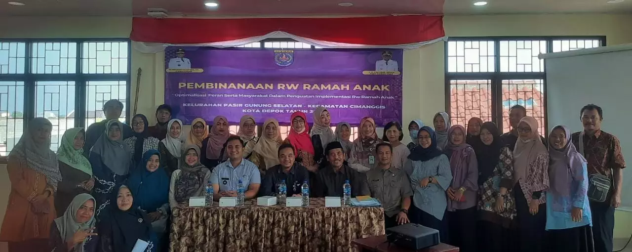 Wujudkan KLA, Kelurahan PGS Terus Bina RW Ramah Anak