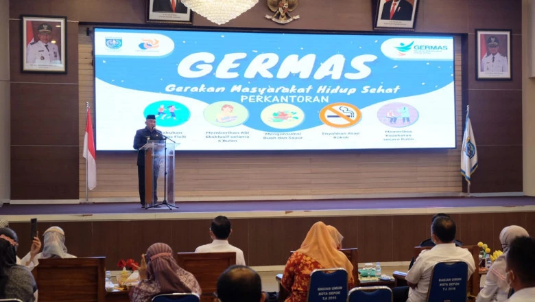 Ciptakan ASN Sehat, Pemkot Depok Launching Kebijakan GERMAS di Lingkup Perangkat Daerah