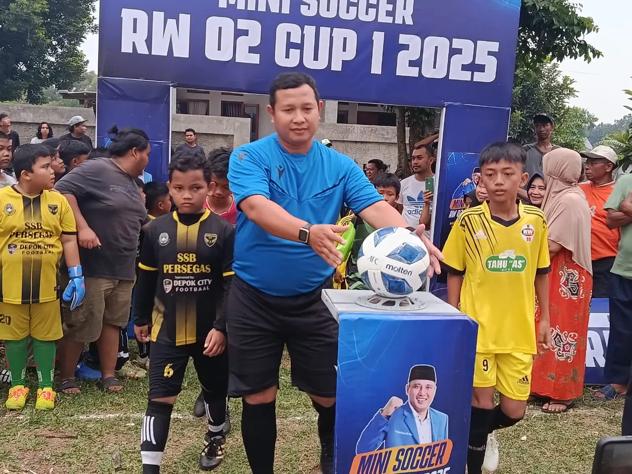 Semarak HUT RI, RW 02 Grogol Adakan Turnamen Sepak Bola Anak Antar-RW