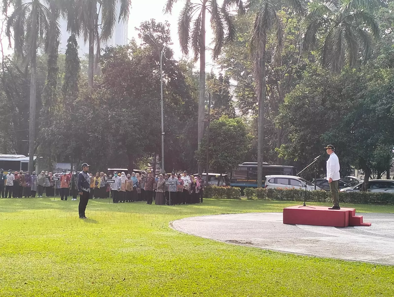 Pimpin Apel, Asisten Ekbang Sampaikan Makna Bulan Ramadan