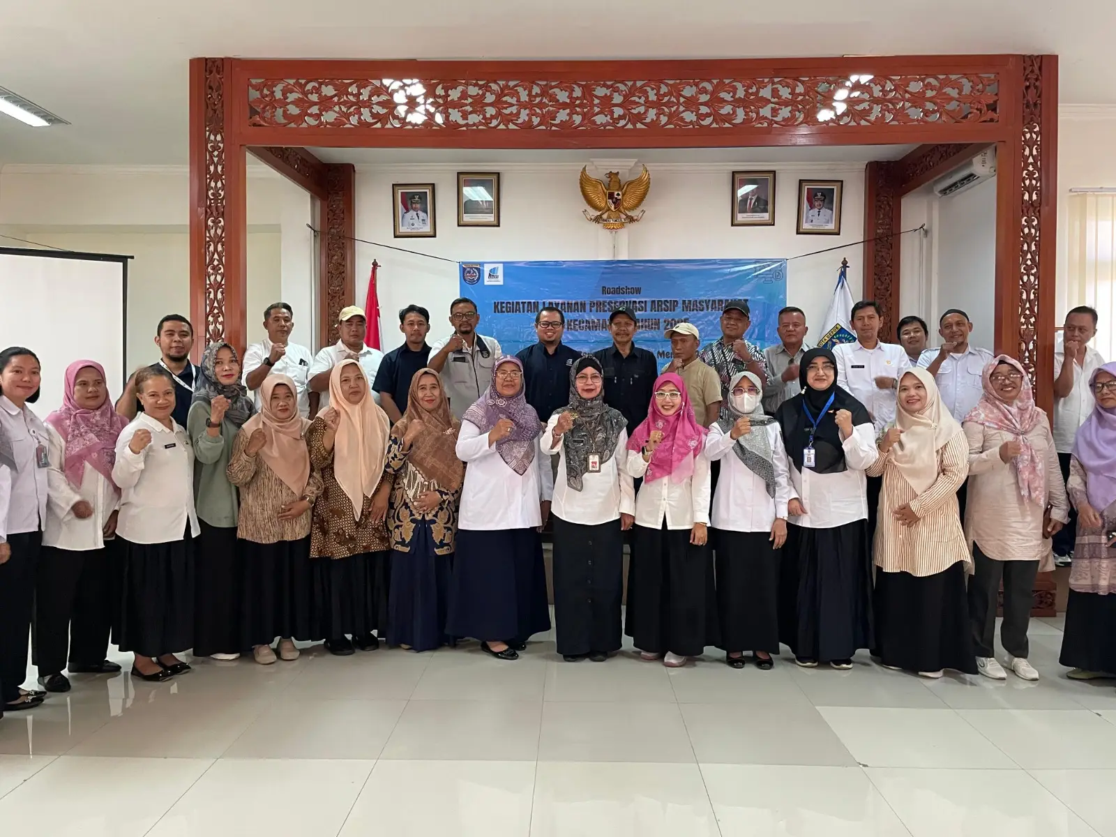 Diskarpus Depok Gelar Sosialisasi Preservasi Arsip Keluarga di Empat Kecamatan