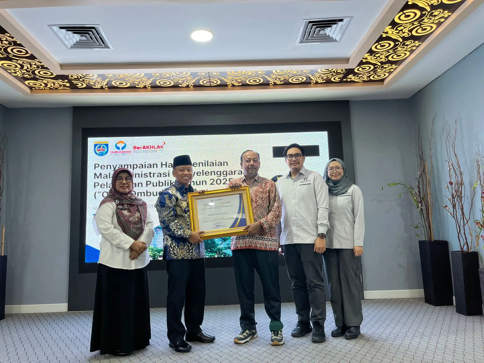 Wali Kota Depok Apresiasi Penghargaan Ombudsman RI, Dorong Peningkatan Pelayanan Publik