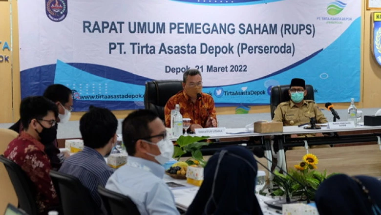 Raup Laba Rp 10 Miliar di 2021, PT Tirta Asasta Dapat Apresiasi Pemkot Depok