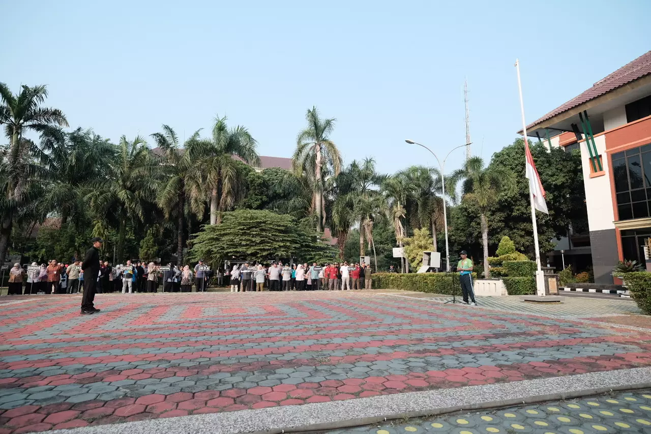 Jadi Pembina Apel Pagi, Kadisporyata Depok Ajak ASN Rutin Berolahraga