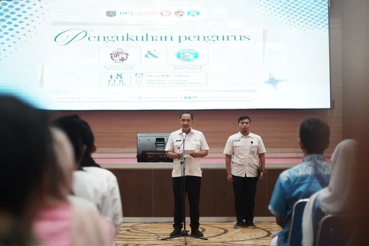 Chandra Rahmansyah Kukuhkan Pengurus Forum Anak dan Genre Kota Depok Periode 2026-2028
