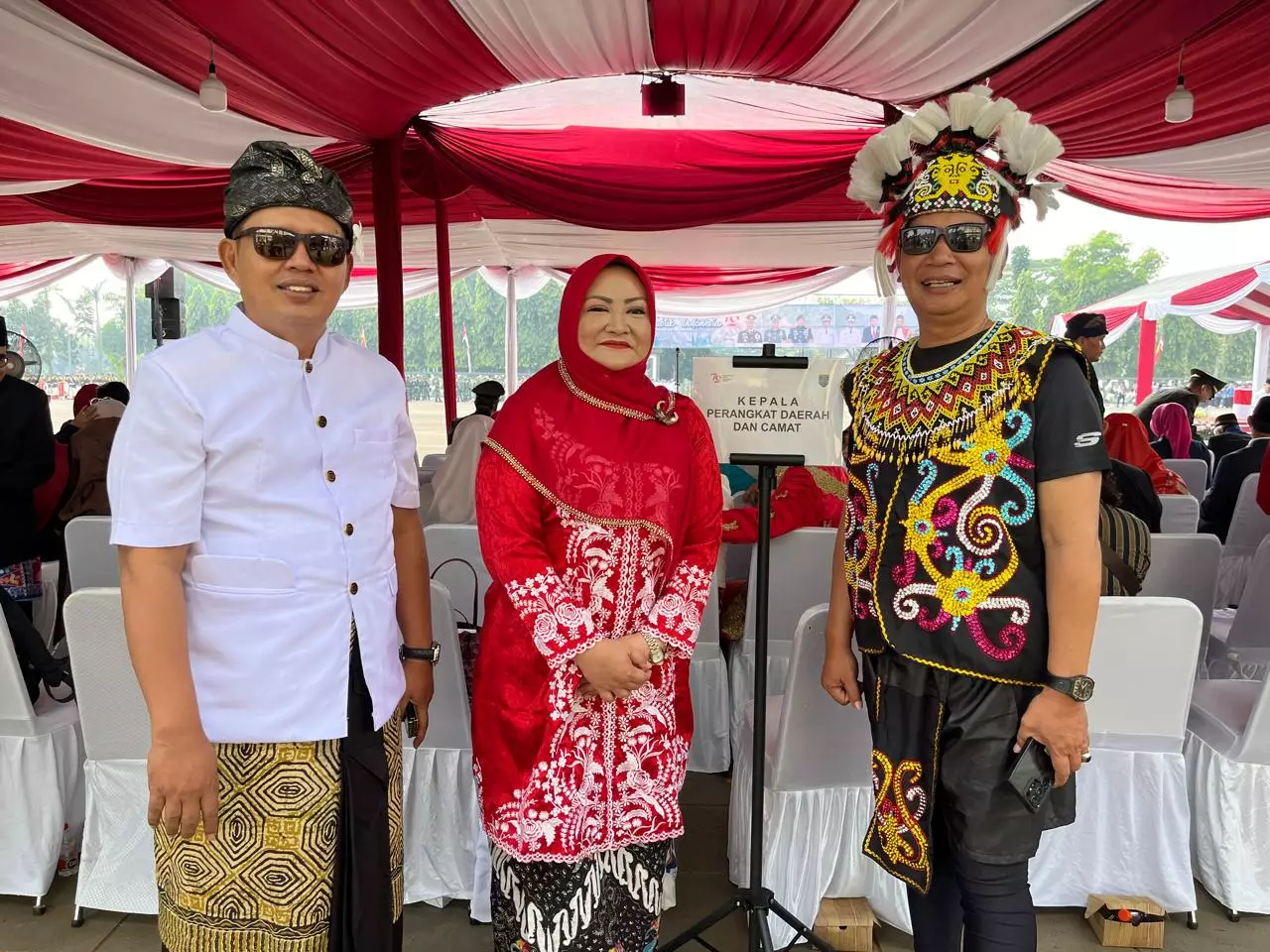 Balutan Pakaian Adat Nusantara Warnai Upacara HUT ke-79 RI Tingkat Kota Depok