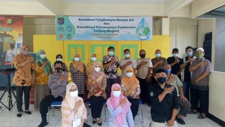 Kelurahan Tanah Baru Sosialisasikan Kriteria Lomba Pembuatan Lubang Biopori