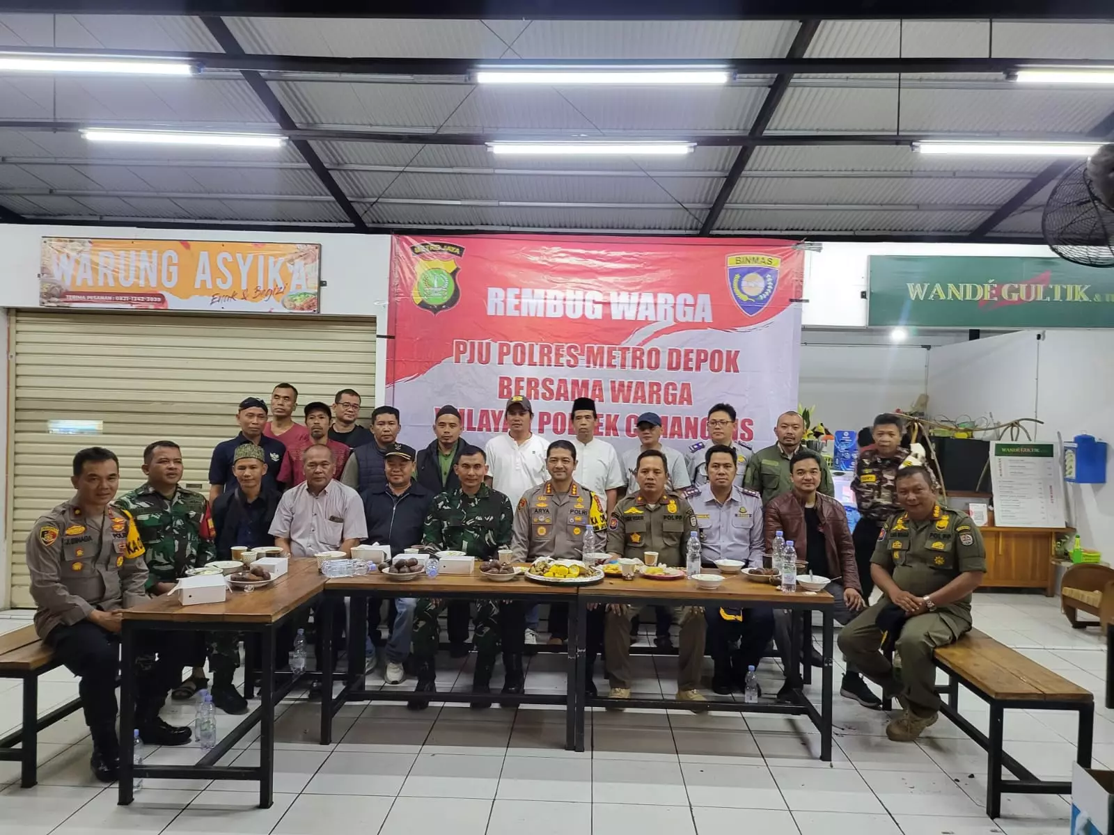 Rembug Warga Bareng Kapolres Metro Depok di Harjamukti: Upaya Jaga Kamtibmas Wilayah