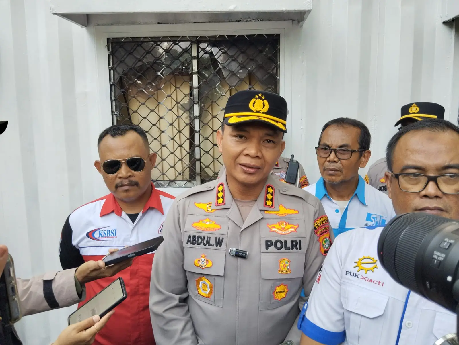 Kapolres dan Wali Kota Depok Ajak Buruh Jaga Kondusivitas