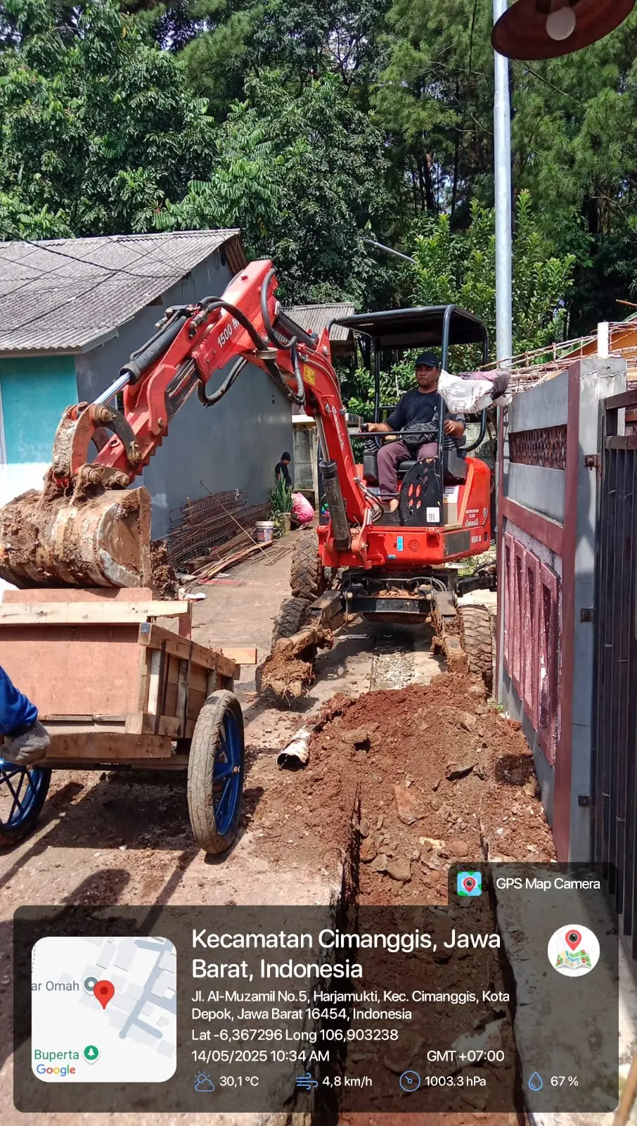 Pembangunan Drainase di Lokasi TMMD Ke-124 Ditarget Rampung Awal Juni