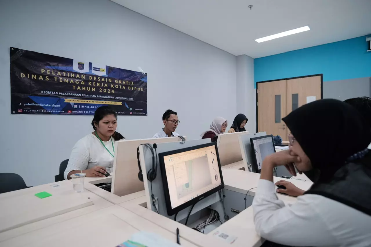 Peserta Pelatihan Desain Grafis 3D Ikuti Uji Kompetensi