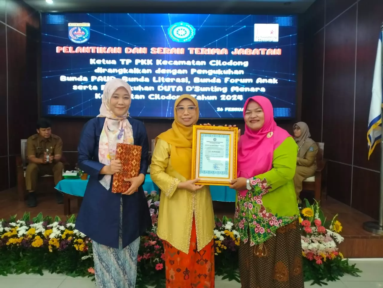Levo Astrid Gantikan Lili Suryanih Jadi Ketua TP-PKK Kecamatan Cilodong