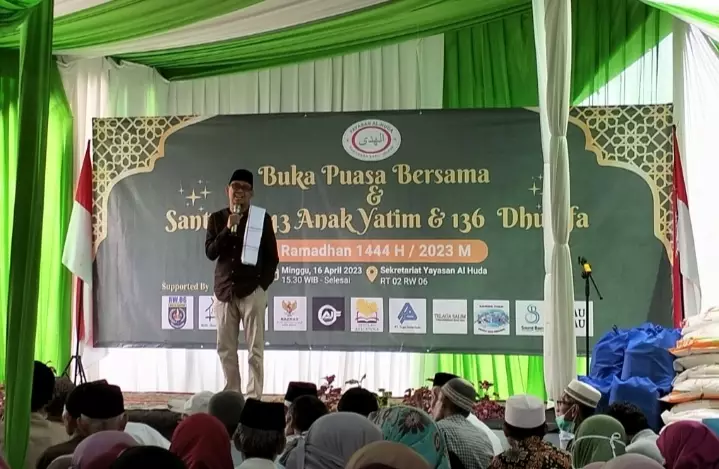 Adakan Santunan, Bang Imam Apresiasi Yayasan Al Huda