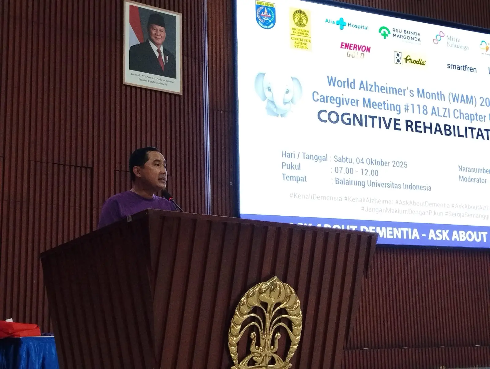 Wakil Wali Kota Depok Ajak Masyarakat Peduli Lansia dan Penderita Demensia