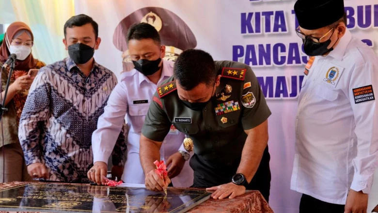 Pangdam Jaya Resmikan SMAN 1 Depok Jadi Sekolah Toleransi