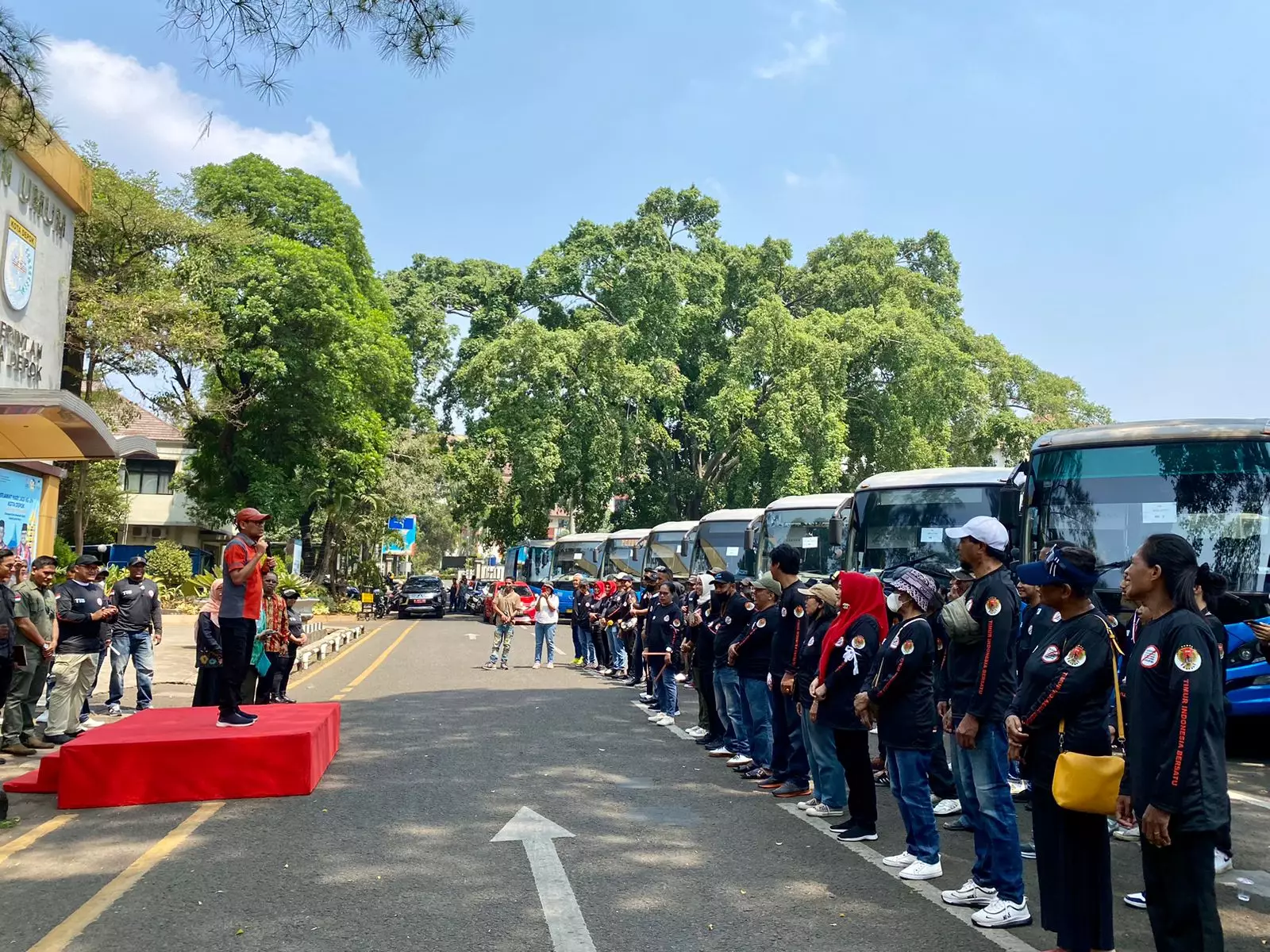 Lepas Rombongan Timur Indonesia Bersatu, Bang Imam: Bukti Depok Beragam Suku dan Bangsa