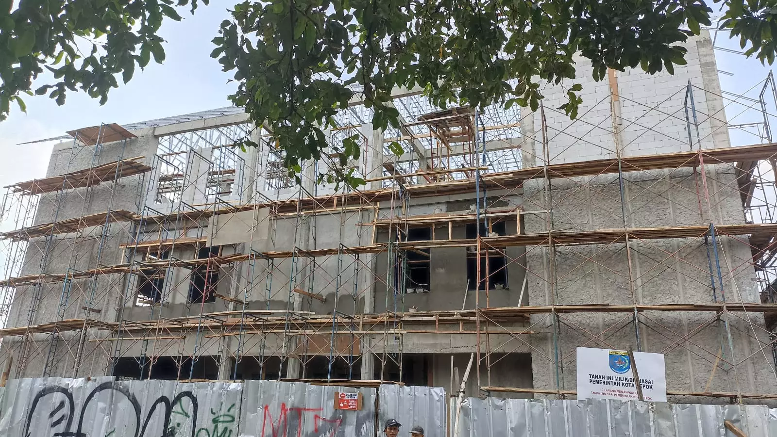Pembangunan Kantor Kelurahan Pangkalan Jati Capai 40 Persen, Ditargetkan Tuntas Akhir 2024