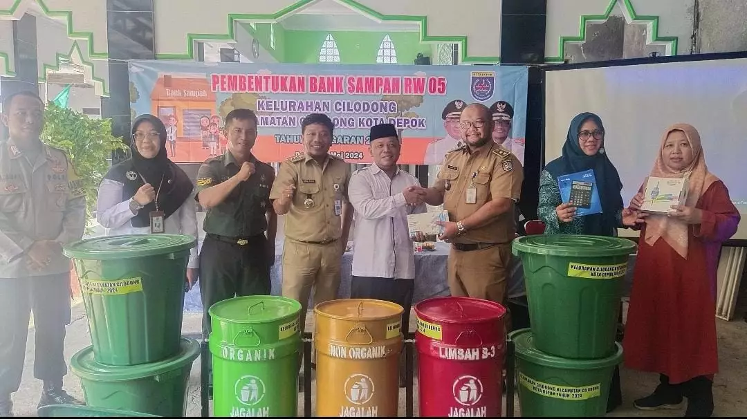 Kelurahan Cilodong Maskimalkan Keberadaan Bank Sampah di Lingkungan RW