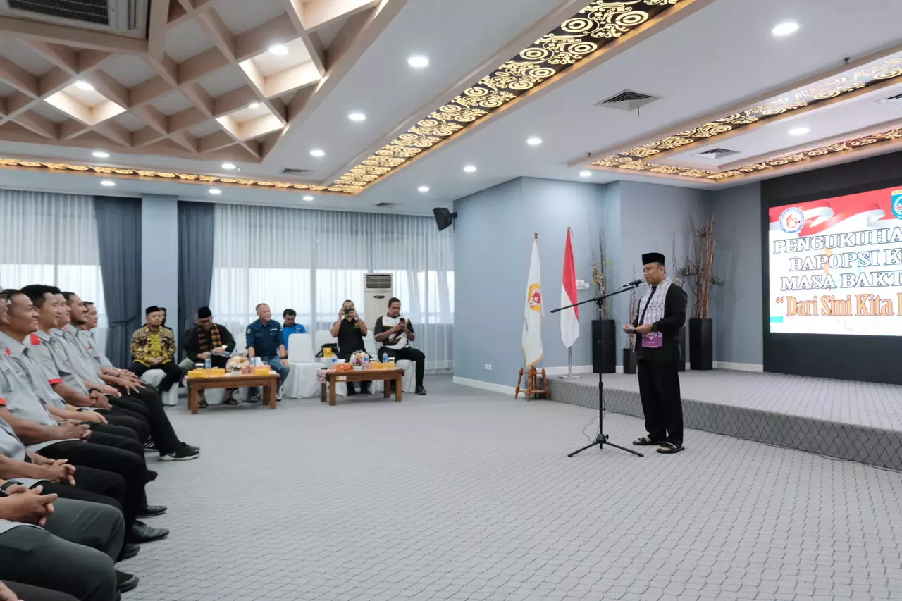 Sekda Hadiri Pengukuhan Pengurus BAPOPSI Depok 2023-2027