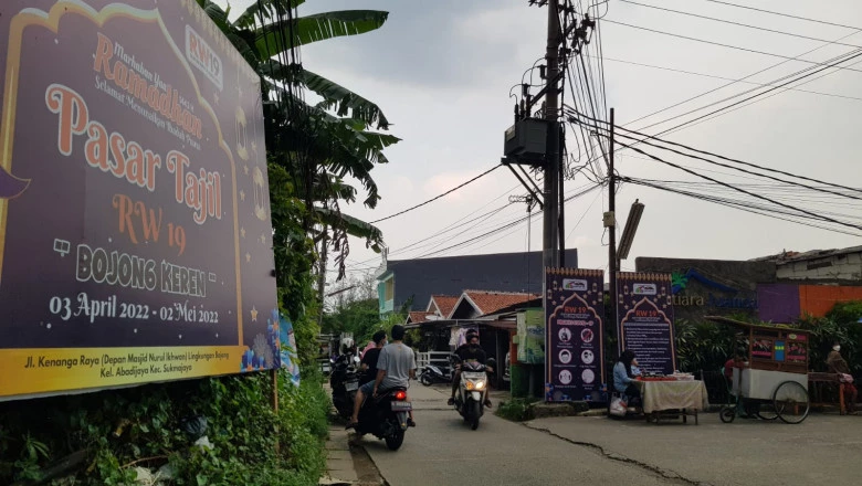 Sambut Ramadan, RW 19 Abadijaya Gelar Pasar Takjil  