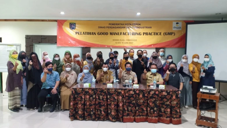 20 Pelaku IKM Depok Dilatih Teknik GMP selama Empat Hari