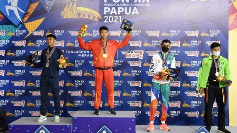 Muaythai PON XX Papua, Atlet Depok Rian Rinaldy Sumbang Perak untuk Jabar