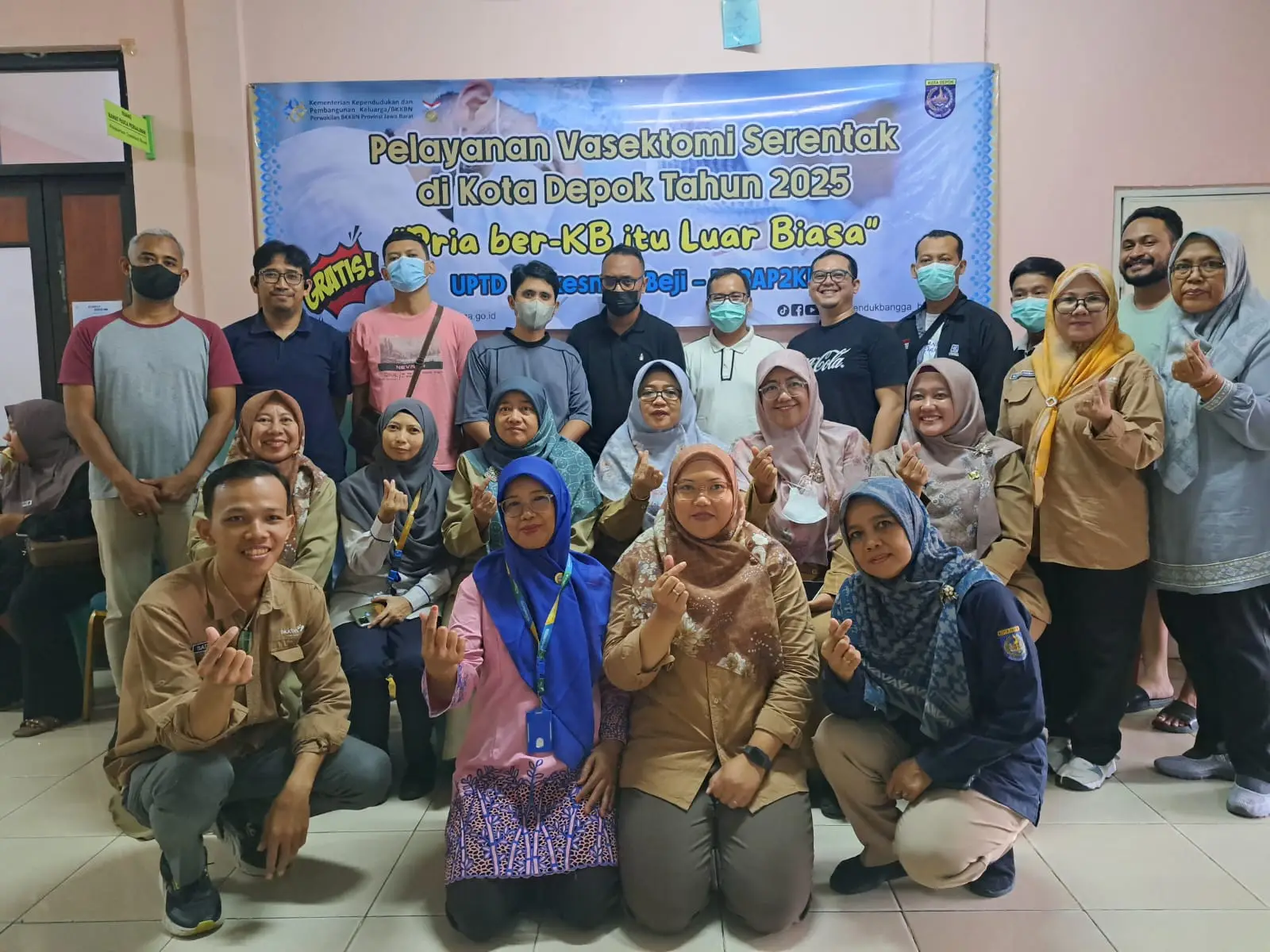 Pelayanan Vasektomi Gratis Peringati Hari Kartini di Depok, DP3AP2KB: Pria Ber-KB Itu Luar Biasa