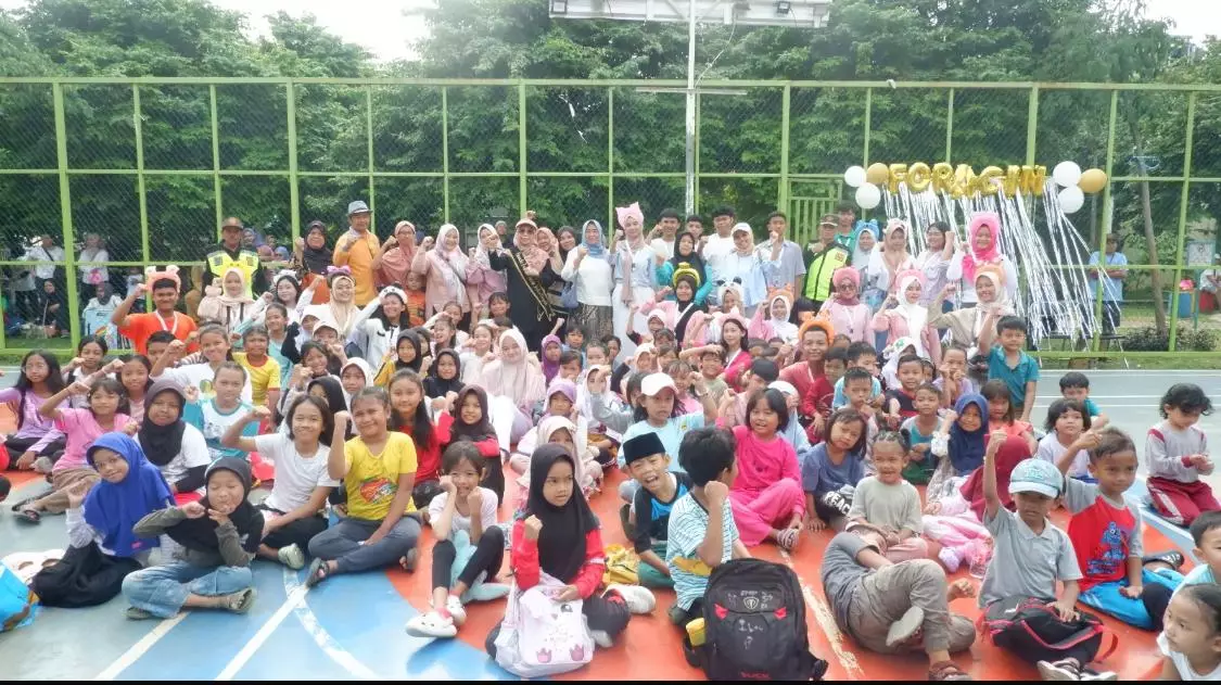 Bunda Forum Anak Kota Depok Apresiasi Lomba Mewarnai Foracin