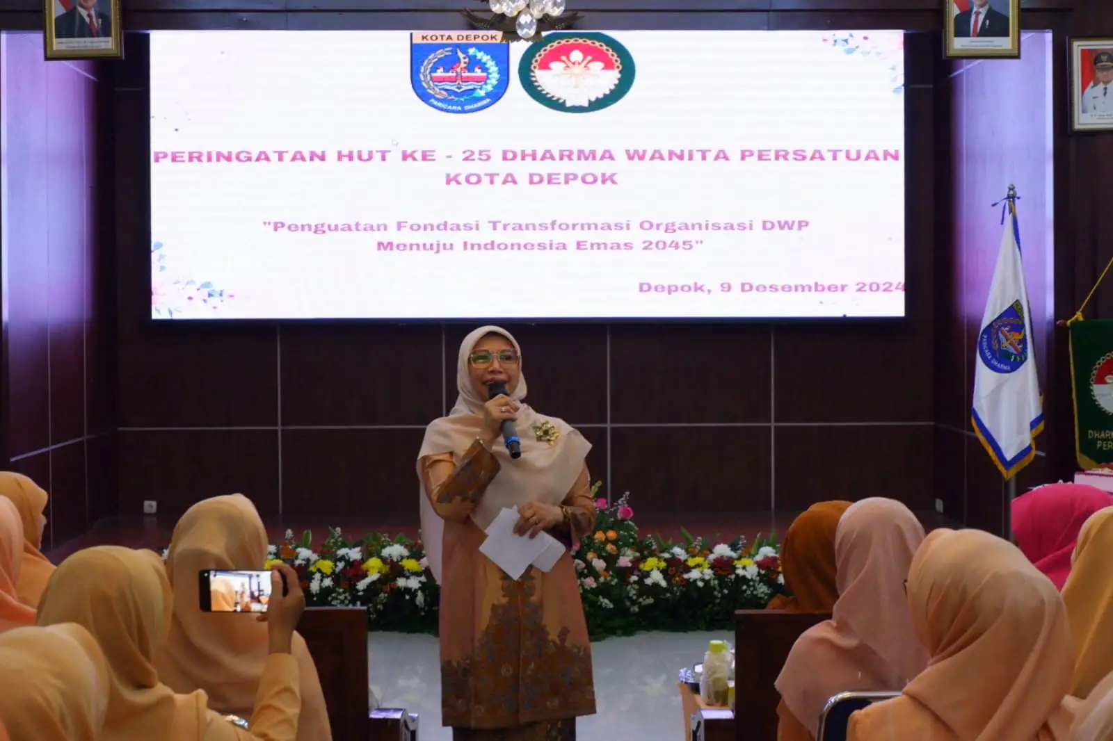 DWP Kota Depok Rayakan HUT ke-25, Bunda Elly Farida Tebar Pesan Inspiratif