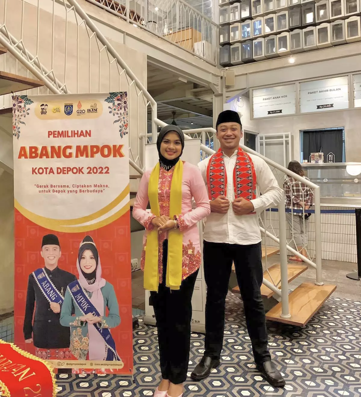 IKAM Roadshow Promosi Pemilihan Abang Mpok Depok 2022 di Sejumlah Kafe