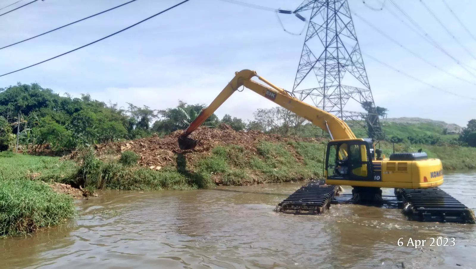 Antisipasi Banjir, DPUPR Normalisasi Kali Pesanggrahan