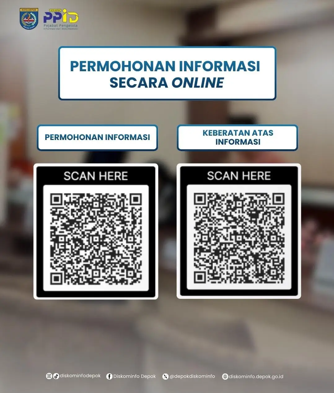 Ada Perubahan Jam Kerja, Permohonan Informasi Dapat Dilakukan Secara Online