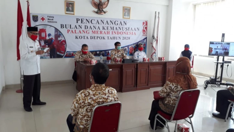 Pencanangan Bulan Dana PMI Depok Digelar secara Virtual