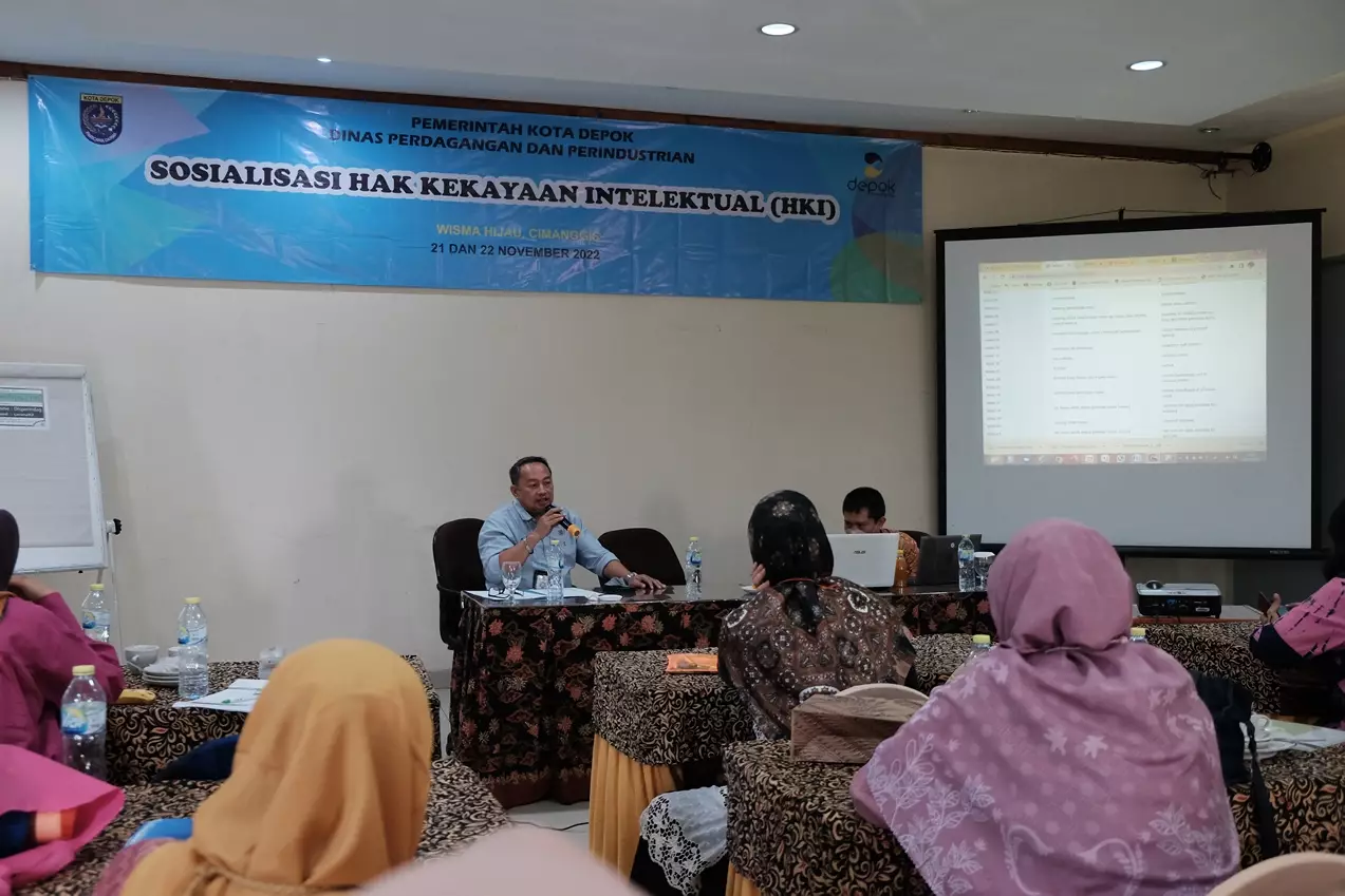 Disdagin Depok Gelar Sosialisasi Hak Kekayaan Intelektual kepada Pelaku IKM