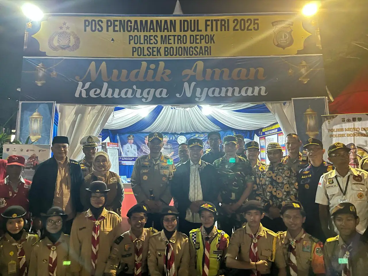 Naik Ransus Maung, Wali Kota dan Forkopimda Depok Pantau Keamanan Malam Takbiran