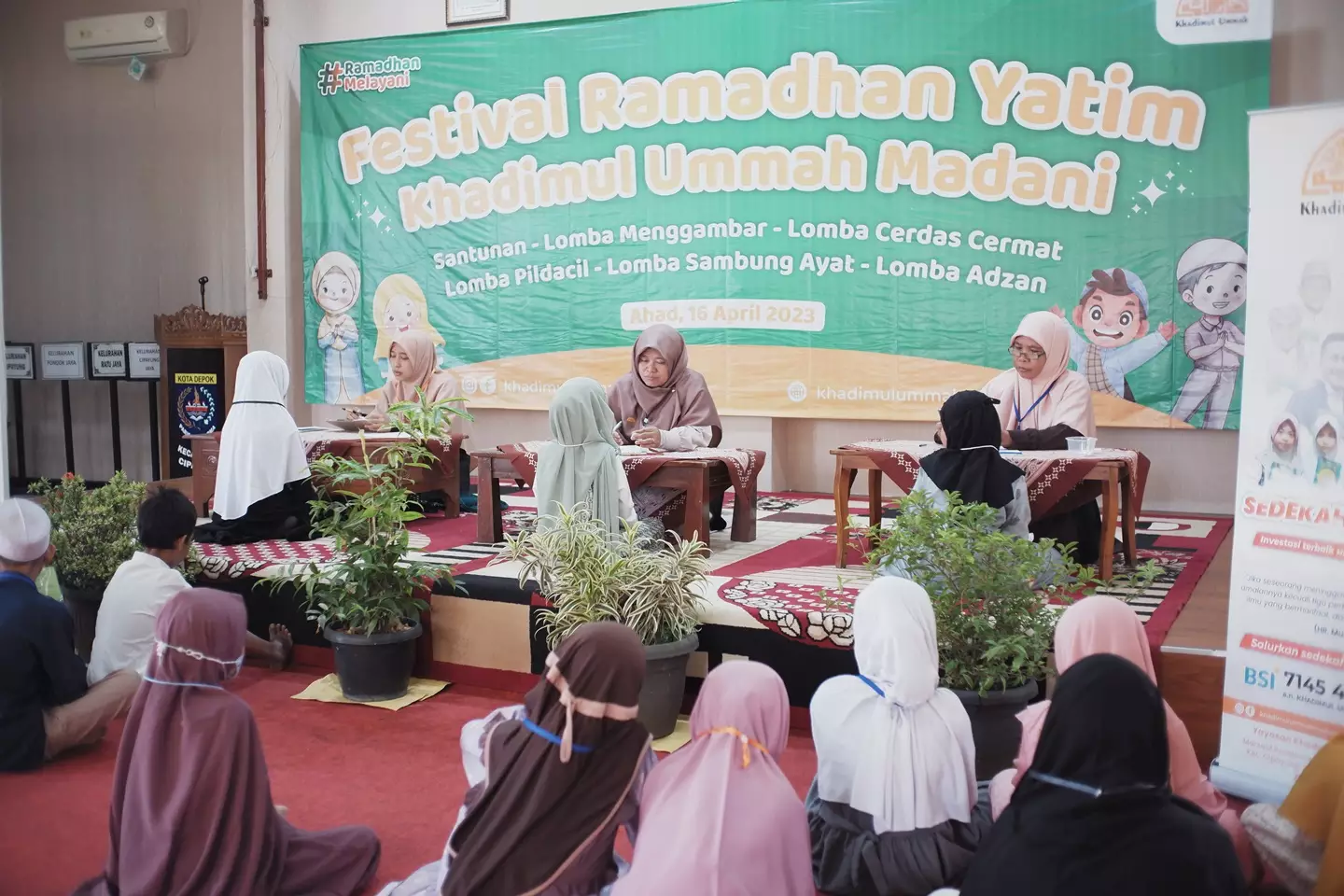 Ratusan Anak Yatim di Kecamatan Cipayung Ikuti Festival Ramadhan Yatim