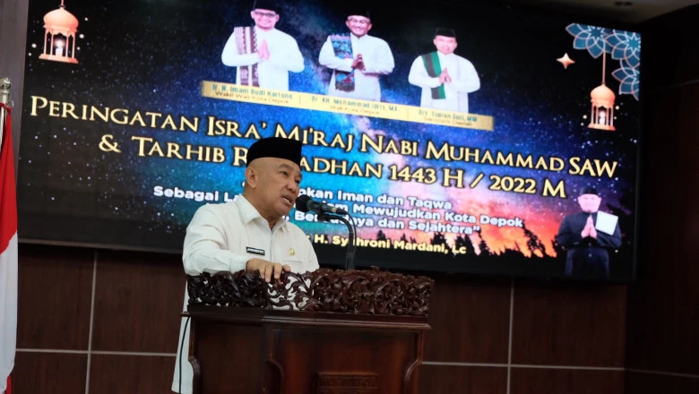 Wali Kota Depok Sebut Kata Kunci dari Peringatan Isra Mi'raj Adalah Peningkatan