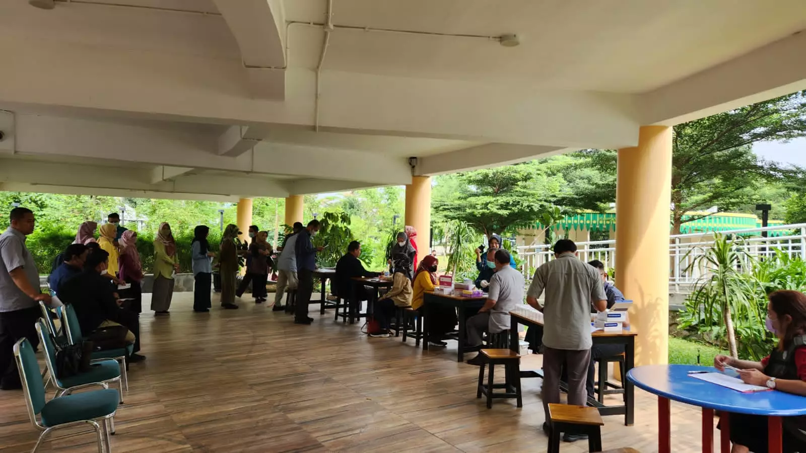 Peringati Bulan K3, 43 ASN Irda Depok Dicek Kesehatan