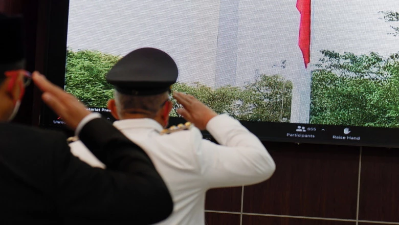 Upacara Peringatan Kemerdekaan RI ke-76 Tingkat Nasional Secara Virtual