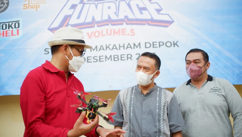 Wakil Wali Kota Hadiri Depok FPV Fun Race